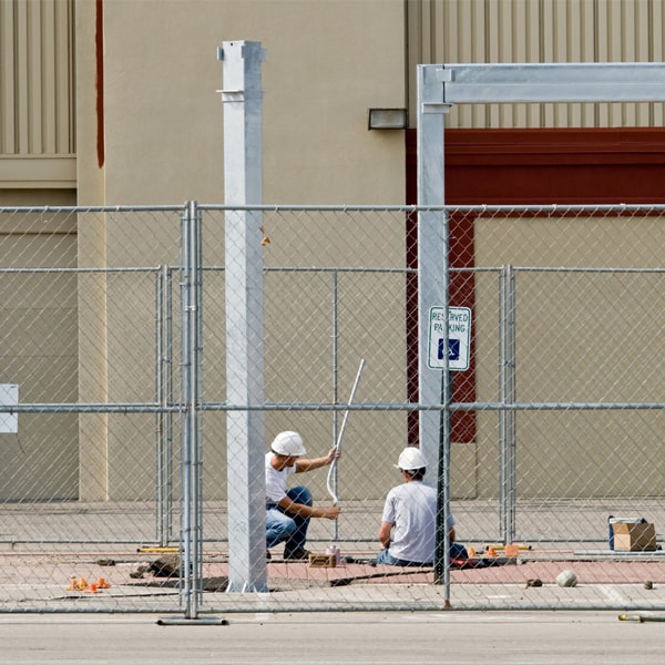 how much time can i lease the temporary fence for my construction site or event in Spiro